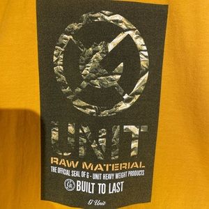 G-Unit Yellow Tshirt Size L